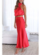 Women’S Two-Piece Sleeveless Long Skirt Set