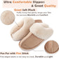 Womens Fuzzy Slippers Memory Foam Warm Cozy Indoor House Shoes