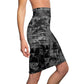 Pencil Skirt DISTRESSED DARK - Minimal by Queennoble