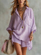 Solid Color Simple Casual Style Comfortable Thin Commuting Street Vacation Women&