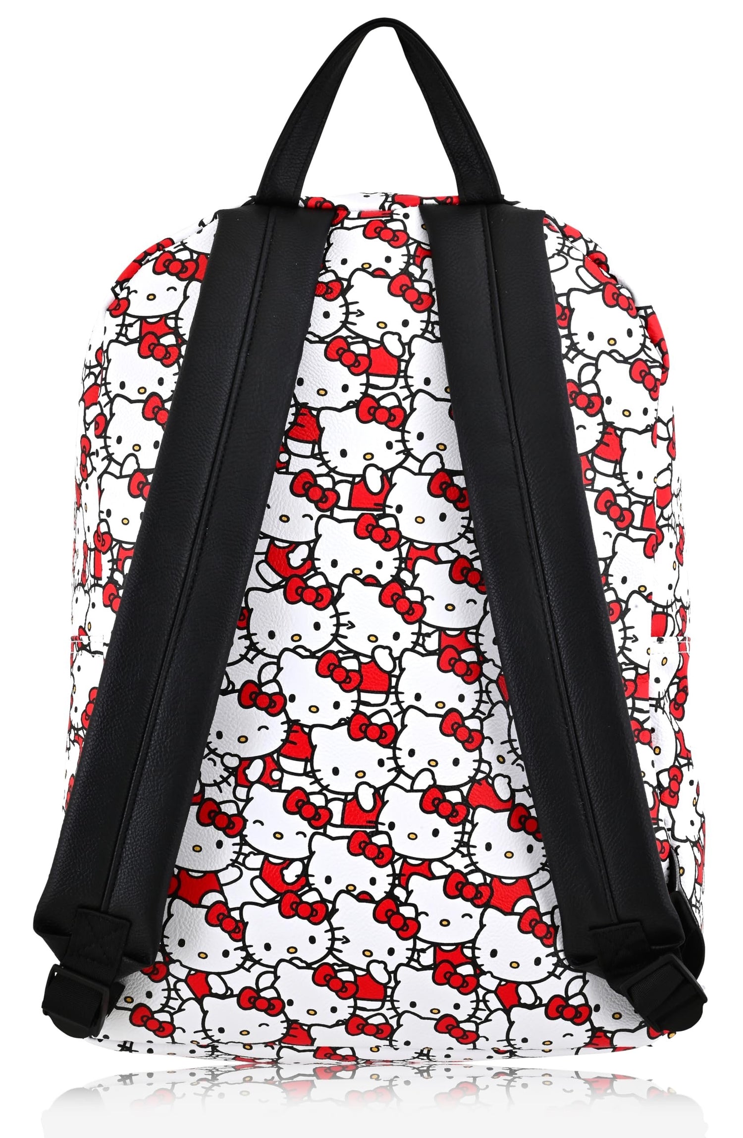 Sanrio Hello Kitty Backpack for Women, Men, Unisex Cute PU Leather Large Hello Kitty Backpack Purse Shoulder Purse | Hello Kitty Bag and Hello Kitty Accessories
