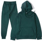 Unisex 2Pcs Sportswear Set Hooded Sweatshirt & Sweatpants Fashion Running Casual Men Women Clothing