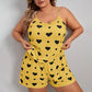 2 Pieces Pajamas Set for Women Sleepwear Crop Tops+Shorts Suit Female Loose Loungewear Home Clothes Plus Size 5XL