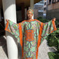 Elegant Satin Muslim Abaya 2Pcs Set Cracked Texture Long Kaftan Robe With Turban Hijab Loose Islamic Clothing for Women