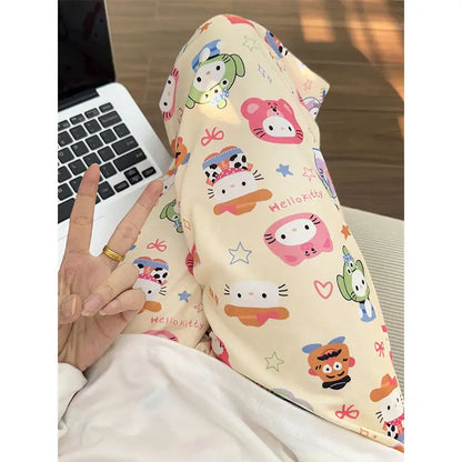 Sanrio Pants Hello Kitty Pajamas Pants Women&