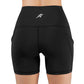 Jupitergear Jolie High-Waisted Athletic Shorts with Hip Pockets