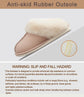 Womens Fuzzy Slippers Memory Foam Warm Cozy Indoor House Shoes