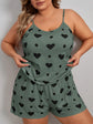 2 Pieces Pajamas Set for Women Sleepwear Crop Tops+Shorts Suit Female Loose Loungewear Home Clothes Plus Size 5XL