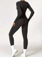 Tight-fitting yoga suit slim long-sleeved outdoor running sports fitness clothing autumn and winter sports women&
