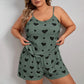 2 Pieces Pajamas Set for Women Sleepwear Crop Tops+Shorts Suit Female Loose Loungewear Home Clothes Plus Size 5XL