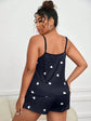 2 Pieces Pajamas Set for Women Sleepwear Crop Tops+Shorts Suit Female Loose Loungewear Home Clothes Plus Size 5XL