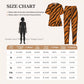 Tiger Skins Pajamas Set Short-sleeved Women Home Clothing