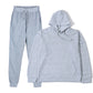 Unisex 2Pcs Sportswear Set Hooded Sweatshirt & Sweatpants Fashion Running Casual Men Women Clothing