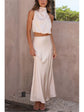 Women’S Two-Piece Sleeveless Long Skirt Set