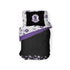 Wednesday Addams Patches Purple 7 Piece Full Size Bed Set with Shams