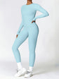 Tight-fitting yoga suit slim long-sleeved outdoor running sports fitness clothing autumn and winter sports women&