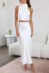 Women’S Two-Piece Sleeveless Long Skirt Set