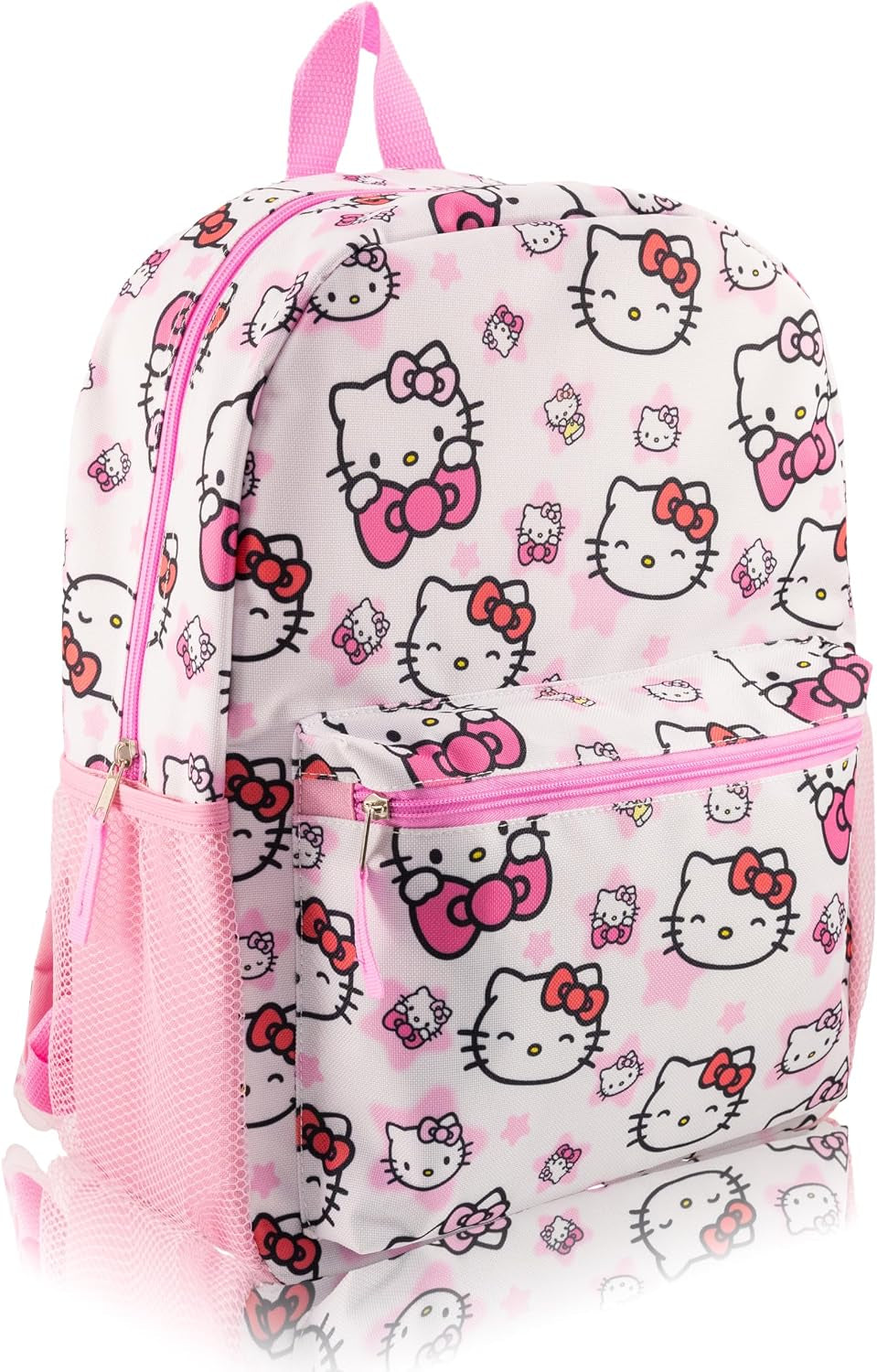 Sanrio Hello Kitty Backpack for Kids | Hello Kitty Bookbag for Girls, Boys, Unisex | Toddler Travel Bag, Cute Lightweight Bag for School | Ages 3+
