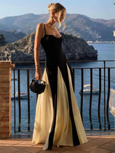 Elegant Pleated Backless Sleeveless Maxi Dress